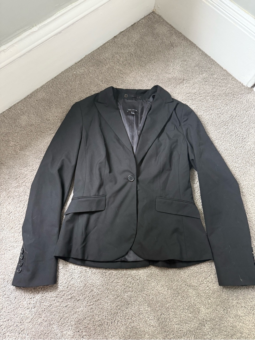 The Limited Black Women's Single-Button Blazer